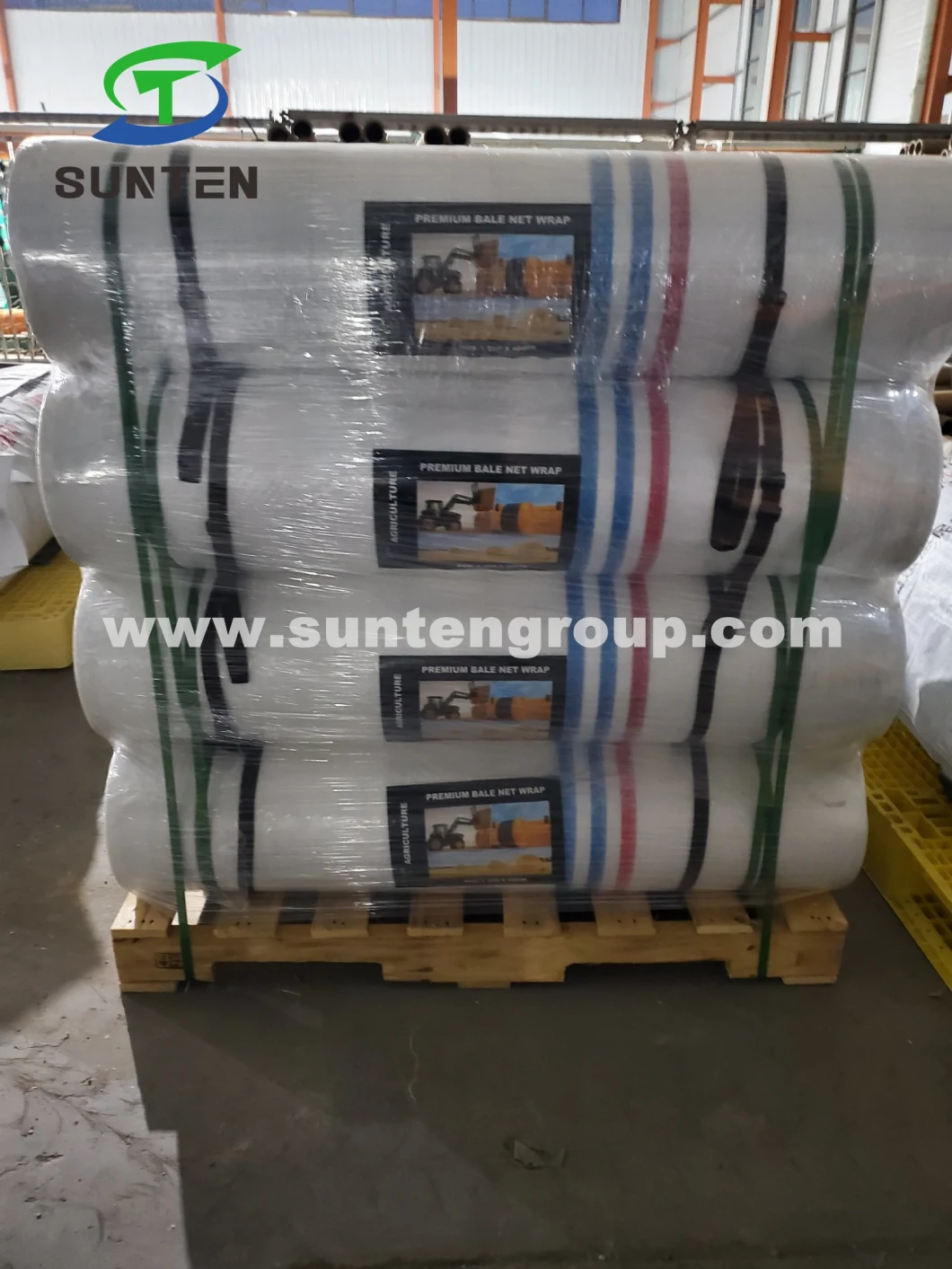 PP/Plastic/PE/Polyethylene Agriculture White Packing Round Silage/Grass Hay Bale/Bales Wrap Net