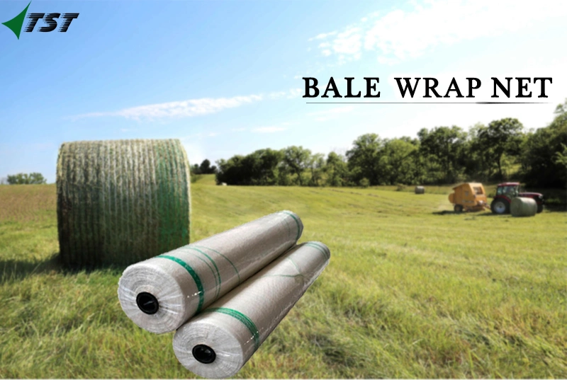 100% Virgin HDPE High Quality Round Biodegradable Bale Round 50cm Plastic Hay Bale Wrap Net