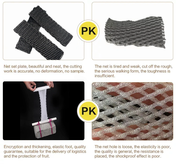 Packaging PE Tubular Net for Fruit Packing Foam Sleeve to Protect The Eggs